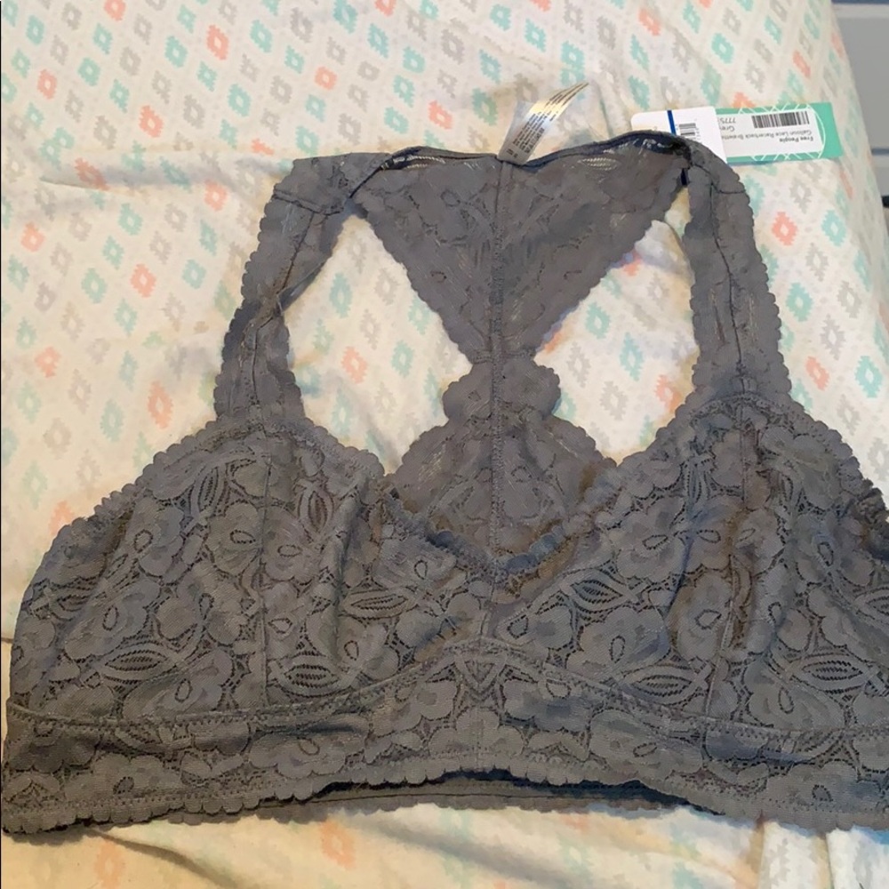 Free people galloon lace racerback bralette